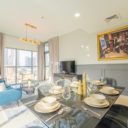 Nouveau Art Deco 3Br With Burj & Canal Views Dubai Esterno foto