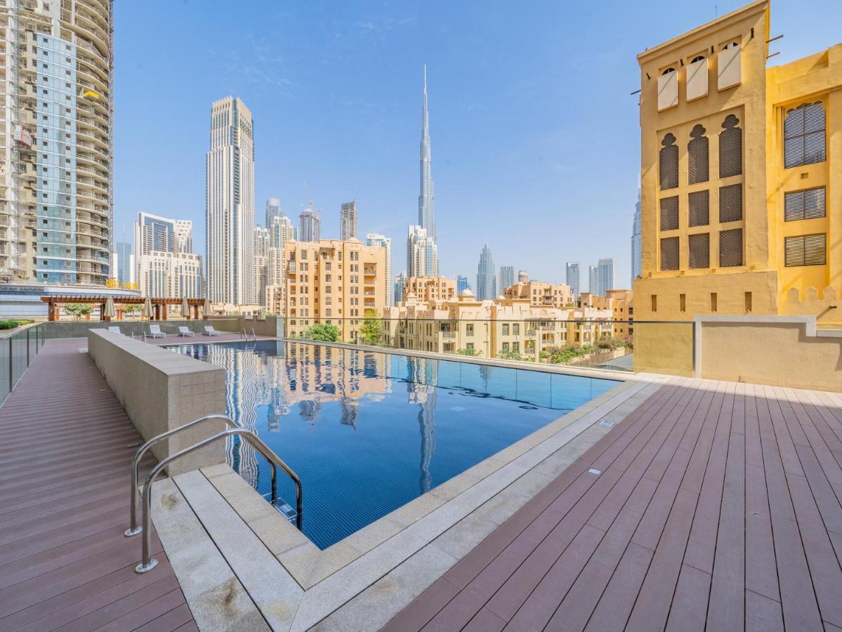 Nouveau Art Deco 3Br With Burj & Canal Views Dubai Esterno foto