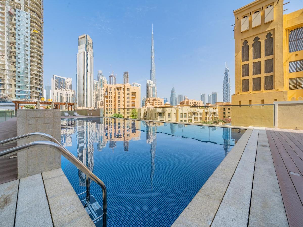Nouveau Art Deco 3Br With Burj & Canal Views Dubai Esterno foto
