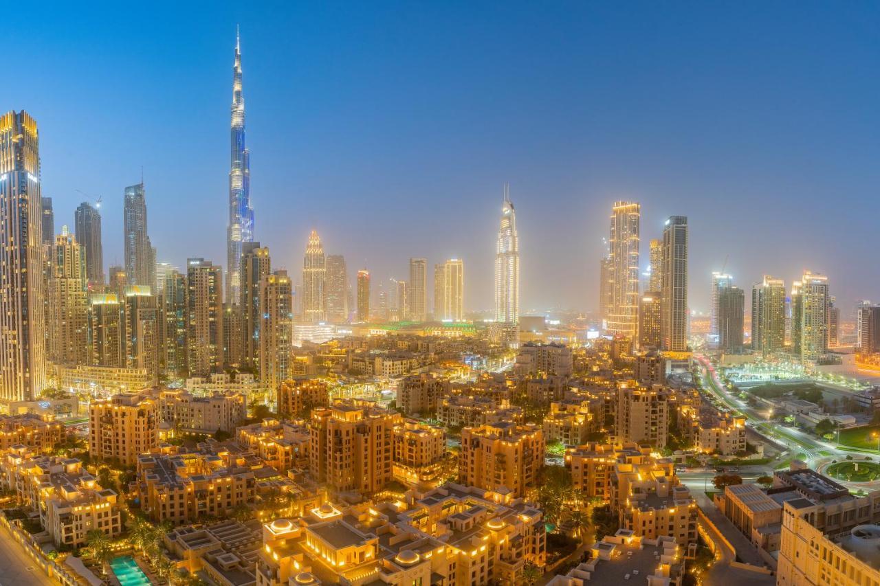 Nouveau Art Deco 3Br With Burj & Canal Views Dubai Esterno foto