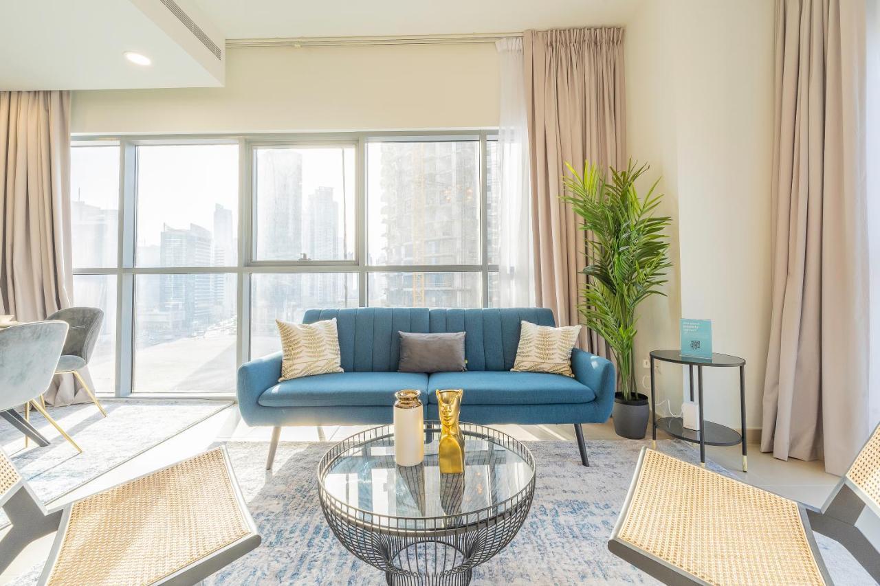 Nouveau Art Deco 3Br With Burj & Canal Views Dubai Esterno foto